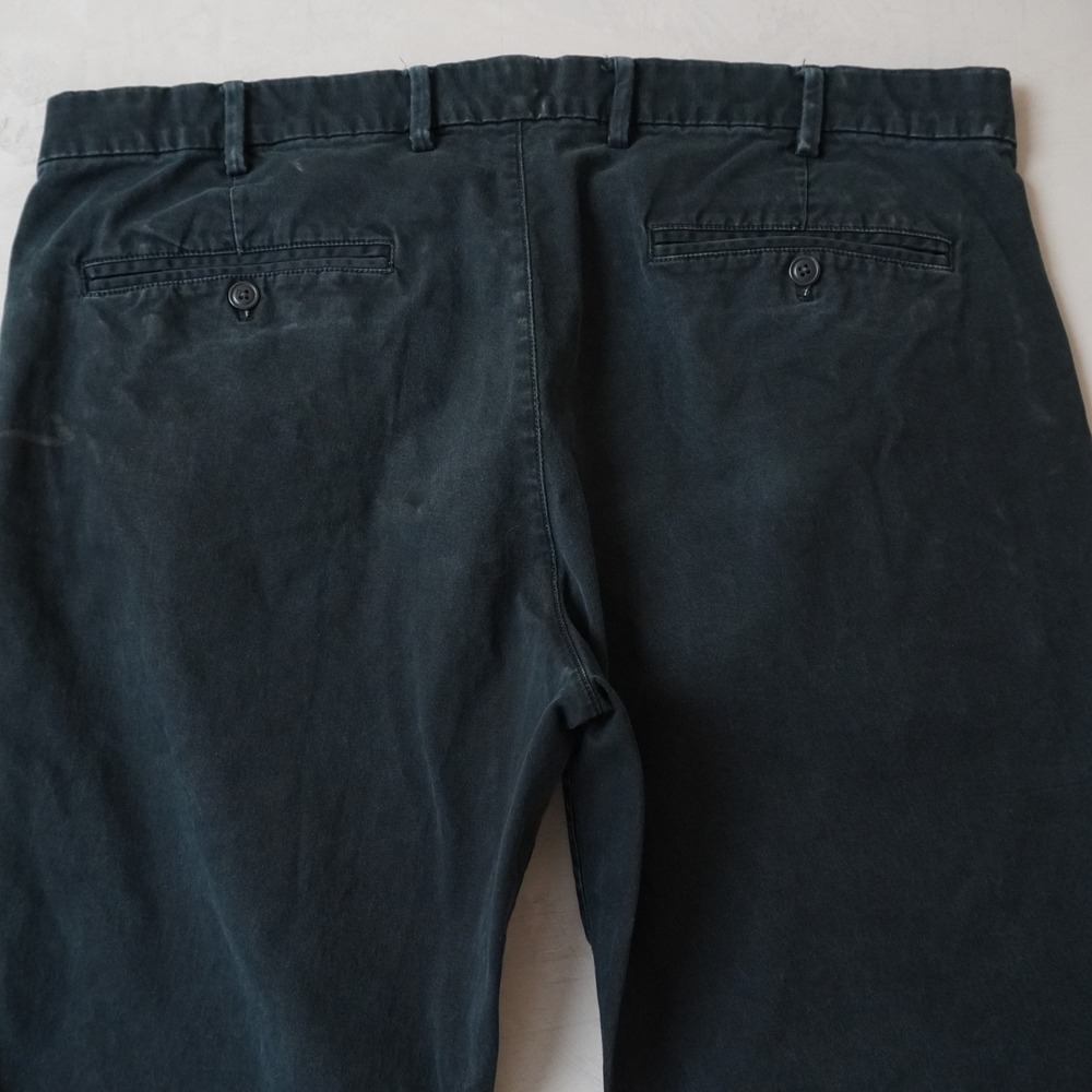 GAP Mens Straight Fit Chino Pants Black Cotton Twill Casual Trousers 38x30 - Picture 4 of 6
